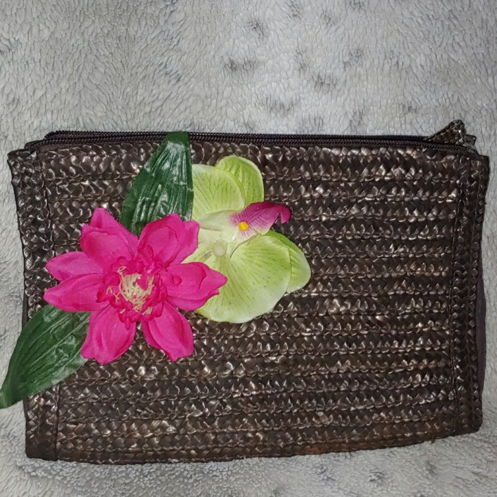 Brown mini purse